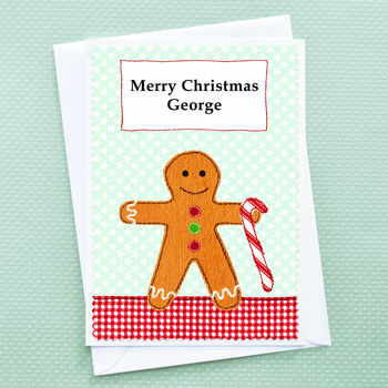 'Gingerbread' Personalised Childrens Christmas Card, 3 of 3