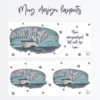 Personalised Tottenham Mug, Spurs, Dad Gift, Mum Gift, 8 of 9