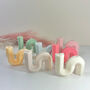 Decorative Wavy Double Wick Soy Candle Gifts, thumbnail 4 of 8