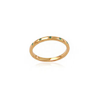 Gold Plated Dotty Ring, 3 of 5