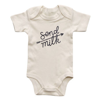 'Send Milk' Baby Bodysuit, 7 of 7