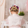 Personalised Flower Girl Diamante Dressing Gown, thumbnail 1 of 4