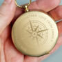 Personalised Travel Compass Gift For Travellers, thumbnail 3 of 7