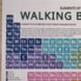 Walking Britain Periodic Table Art Print, thumbnail 2 of 10