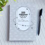 Angel Number Personalised Spiritual Manifestation Notebook, thumbnail 1 of 3