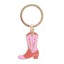 Pink Cowboy Boot Keyring, thumbnail 2 of 2