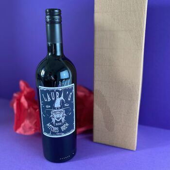 Personalised Witches Brew Halloween Wine Bottle, 3 of 6