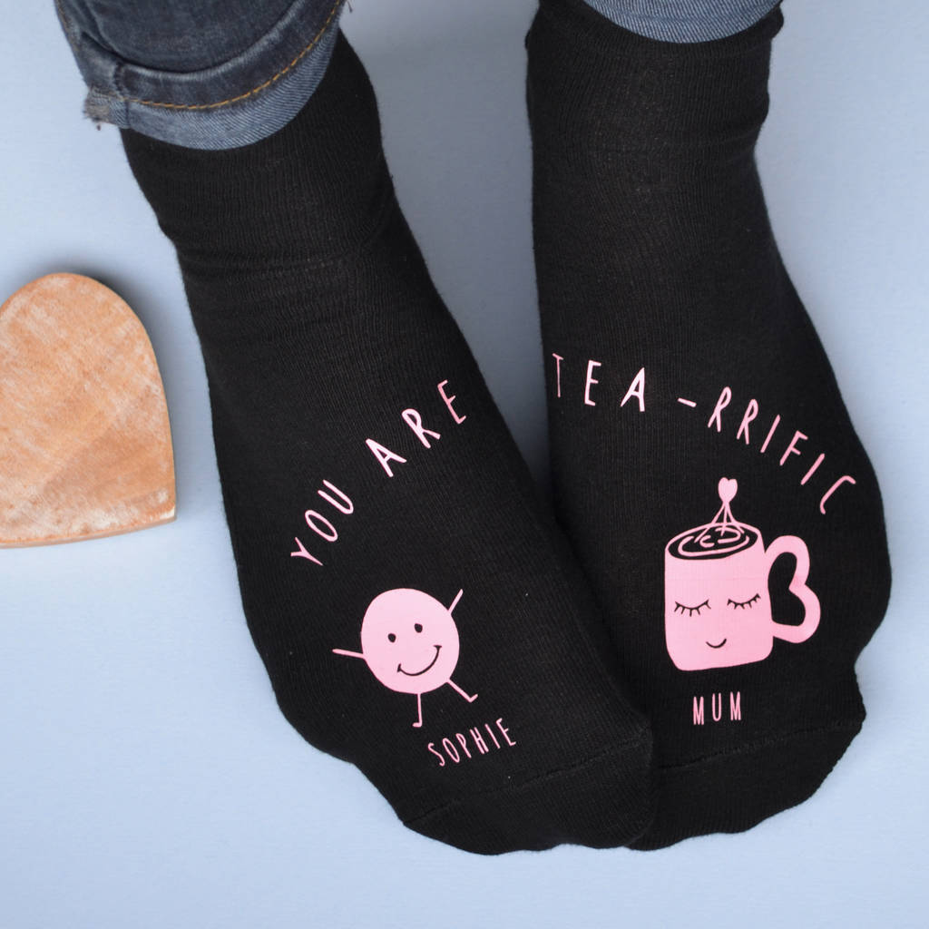 Teariffic Mum And Me Personalised Socks By Solesmith