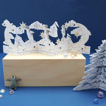 Christmas Wonder Magical Mini Christmas Greeting Card, 3 of 4