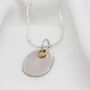 Personalised Silver And 9ct Gold Initial Necklace, thumbnail 3 of 4