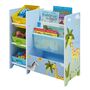 Book Display Unit With Fabric Storage Boxes, thumbnail 2 of 5