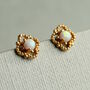 Victorian Opal Stud Earrings, thumbnail 2 of 6