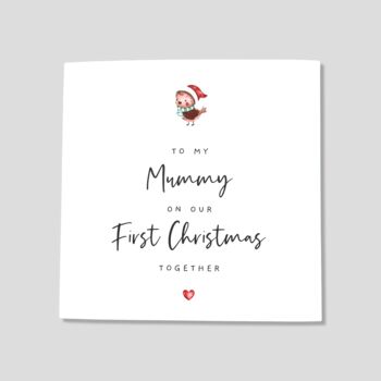 1st Christmas Card For Mummy, 2 of 4