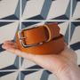 Personalised Dad's Bear Family Leather Belt, thumbnail 3 of 7