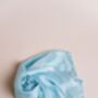 100% Mulberry Silk Scarf, Light Blue, Pastel Blue, thumbnail 5 of 7