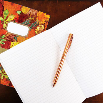 Autumnal Lined Journal Set Of Three, 3 of 6