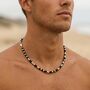 Men’s Personalised Morse Code Bead Necklace, thumbnail 2 of 8