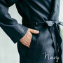 Men's Linen Robe, thumbnail 5 of 12