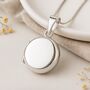 Personalised Sterling Silver Round Locket, thumbnail 4 of 10