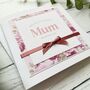 Simple Handmade Mother’s Day Card With Bow And Floral Paper, thumbnail 4 of 6