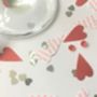 'I Love You' 'Marry Me' 'Be Mine' Heart Table Confetti, thumbnail 4 of 4