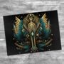 Art Deco Glass Chopping Board Celestial Aviary Three, thumbnail 7 of 8