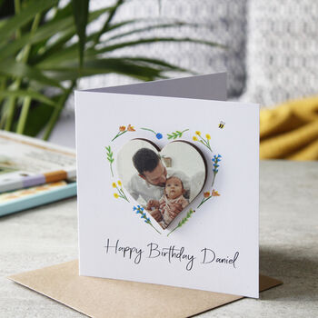 30th Birthday Personalised Photo Magnet Card, 3 of 8