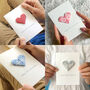 Personalised Anniversary By Year Origami Heart Card, thumbnail 10 of 12