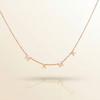 Mama Letter Necklace, 8 of 9