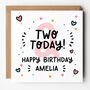 Girls 2nd Birthday Card, thumbnail 1 of 4