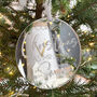 Personalised 'First Christmas Married' Tree Decoration, thumbnail 2 of 8