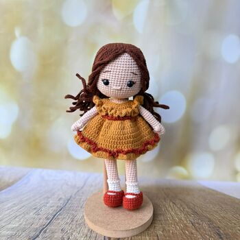 Handmade Crochet Doll, Knit Doll, Gift For Kids, 11 of 12