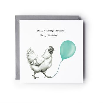Still A Spring Chicken Card, 4 of 7