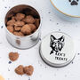 Personalised Alsatian Dog Storage Tin With Treats, thumbnail 2 of 3