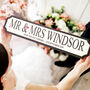 Personalised 'Mr & Mrs' Street Sign, thumbnail 1 of 4