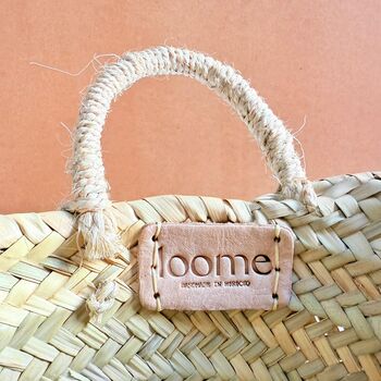 Handmade Christmas Mini Straw 'Joy' Basket, 7 of 7