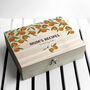 Personalised Orange Grove Recipe Box, thumbnail 7 of 10