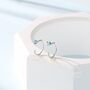 Extra Tiny 2mm Cz Huggie Hoop Earrings, thumbnail 6 of 12