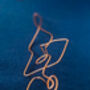 'The Classy One' Minimalist Wire Wall Art, thumbnail 4 of 4