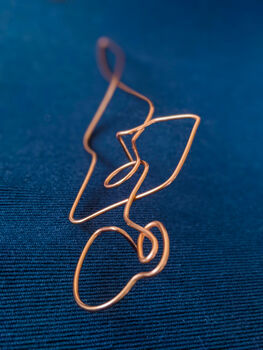 'The Classy One' Minimalist Wire Wall Art, 4 of 4