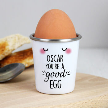 Personalised You're A Good Egg Cup, 2 of 2