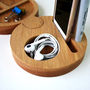 Round Interlocking Solid Oak Office Desk Tidy, thumbnail 7 of 7