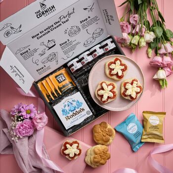 Mother's Day Flower Scone Cream Tea Hamper, 5 of 6