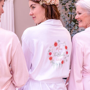 Personalised Spring Flower Girl Dressing Gown, 4 of 8