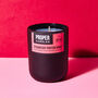Strawberry Protein Shake Scented Soy Wax Candle, thumbnail 5 of 9