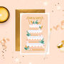 Mr And Mrs Wedding Cake Greeting Card, thumbnail 1 of 2