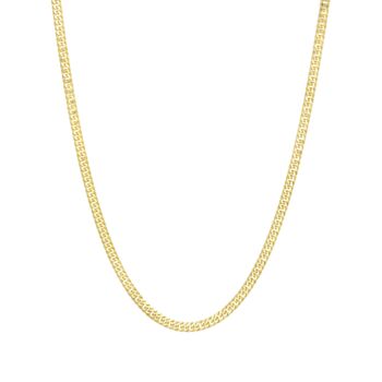 Gold Plated Double Curb Chain Necklace For Men, 2 of 12