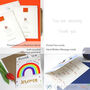 Personalised Rainbow Thank You Card, thumbnail 5 of 5