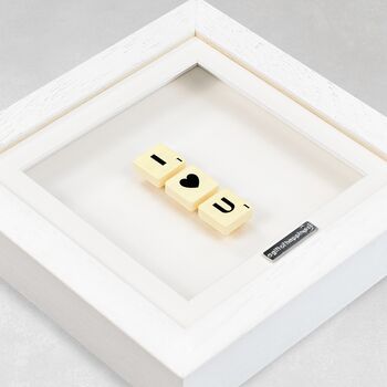 I Love You Scrabble Gift Frame, 4 of 6
