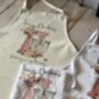 Personalised Apron, Watercolor Pink Baking Gift, thumbnail 4 of 12
